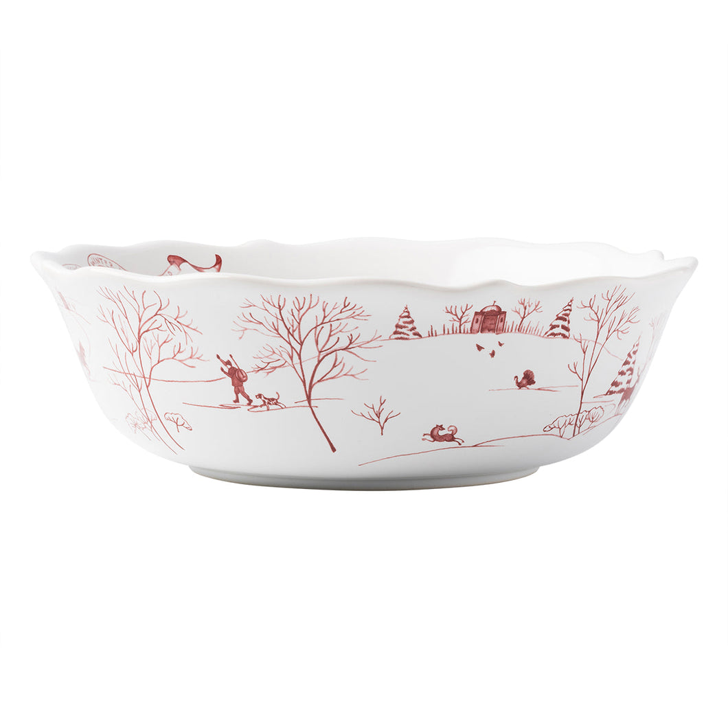 Country Estate Winter Frolic Ruby 10