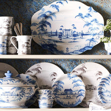 Load image into Gallery viewer, Country Estate 18&quot; Platter, Delft Blue
