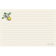 Load image into Gallery viewer, Lemon Recipe Card, Set of 12

