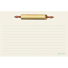 Load image into Gallery viewer, Rolling Pin Recipe Card, Set of 12
