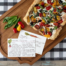 Load image into Gallery viewer, Farmer&#39;s Market Recipe Card, Set of 12
