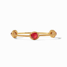 Load image into Gallery viewer, Iridescent Ruby Red Calypso Bangle, M
