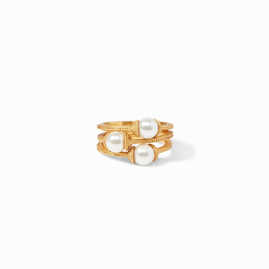 Calypso Pearl Stacking Ring
