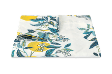 Load image into Gallery viewer, Citrus Garden 90&quot; Round Tablecloth, Pool

