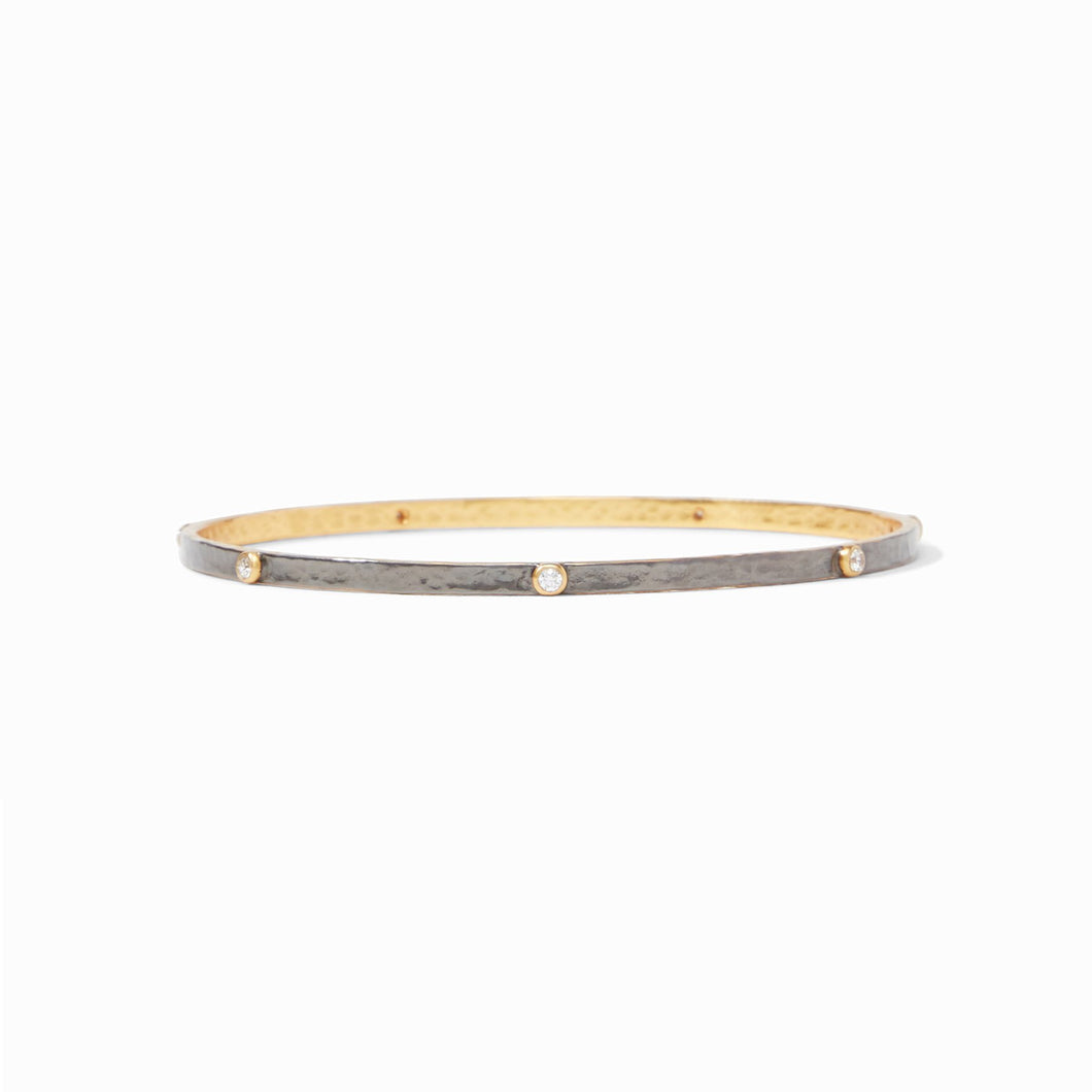 Mixed Metal Crescent Bangle