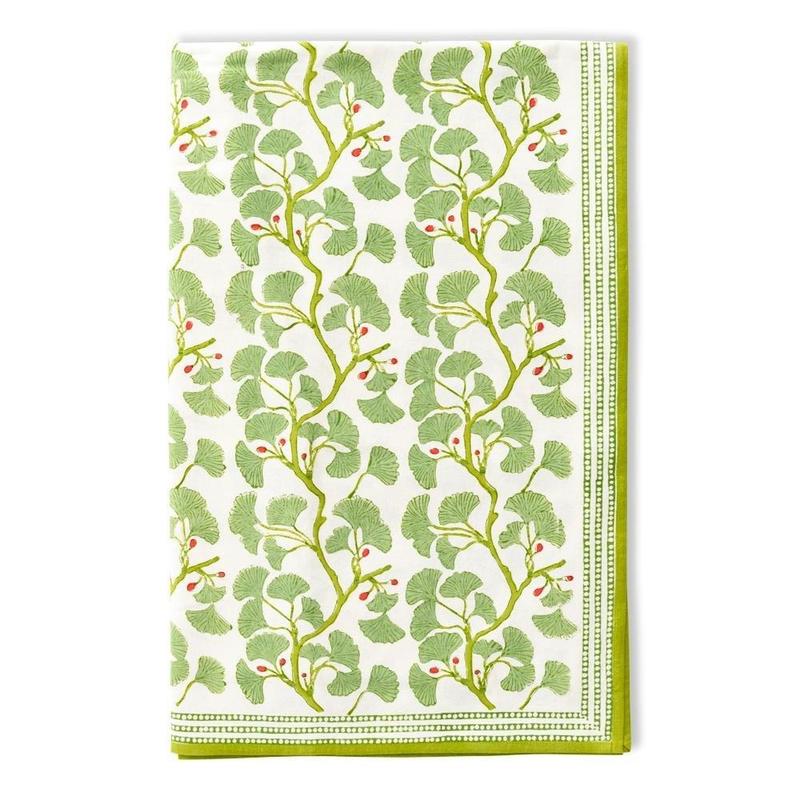 Spring Ginkgo Tablecloth, 60 x 90