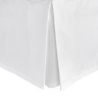 Load image into Gallery viewer, Diamond Pique Queen Bed Skirt- 14.5&quot; Drop,  White
