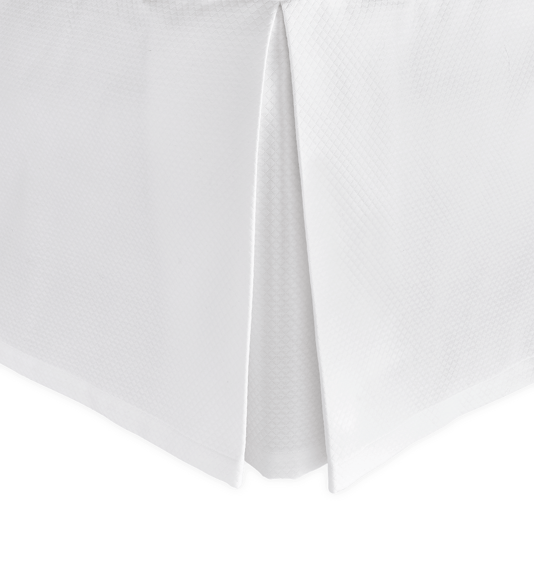 Diamond Pique Queen Bed Skirt- 14.5