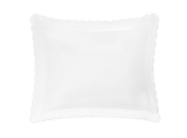 Diamond Pique King Pillow Sham, White