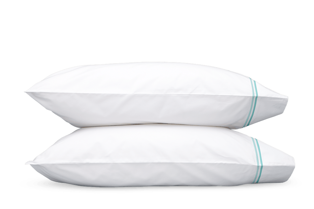 Essex Pair of Standard Pillow Cases, Lagoon