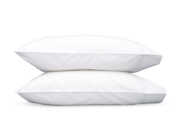 Essex Pair of Standard Pillow Cases, White
