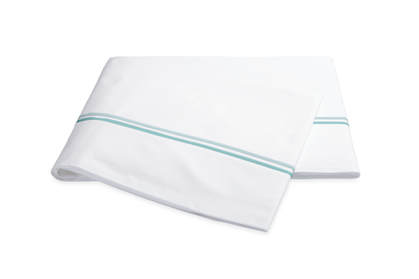 Essex Full/Queen Flat Sheet,Lagoon