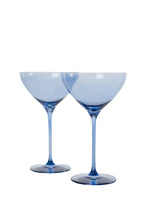 Load image into Gallery viewer, Cobalt Martini Glass
