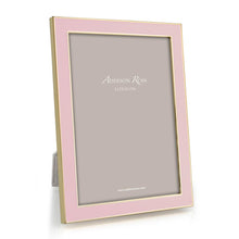 Load image into Gallery viewer, Pastel Pink Enamel &amp; Gold Frame, 4x6
