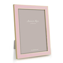 Load image into Gallery viewer, Pastel Pink Enamel &amp; Gold Frame, 5x7
