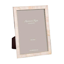 Load image into Gallery viewer, White Mother of Pearl Picture Frame 5x7
