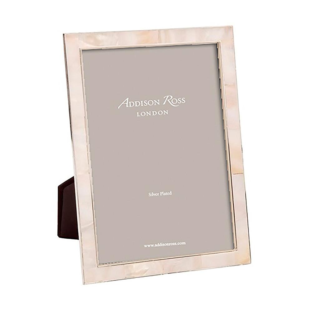 White Mother of Pearl Picture Frame 5x7