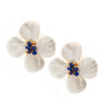 Load image into Gallery viewer, Poppy Earring, Lapis- Clip On
