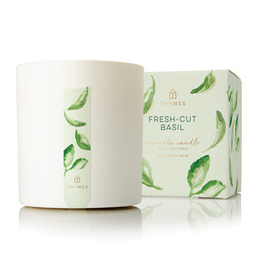 Fresh-Cut Basil Poured Candle
