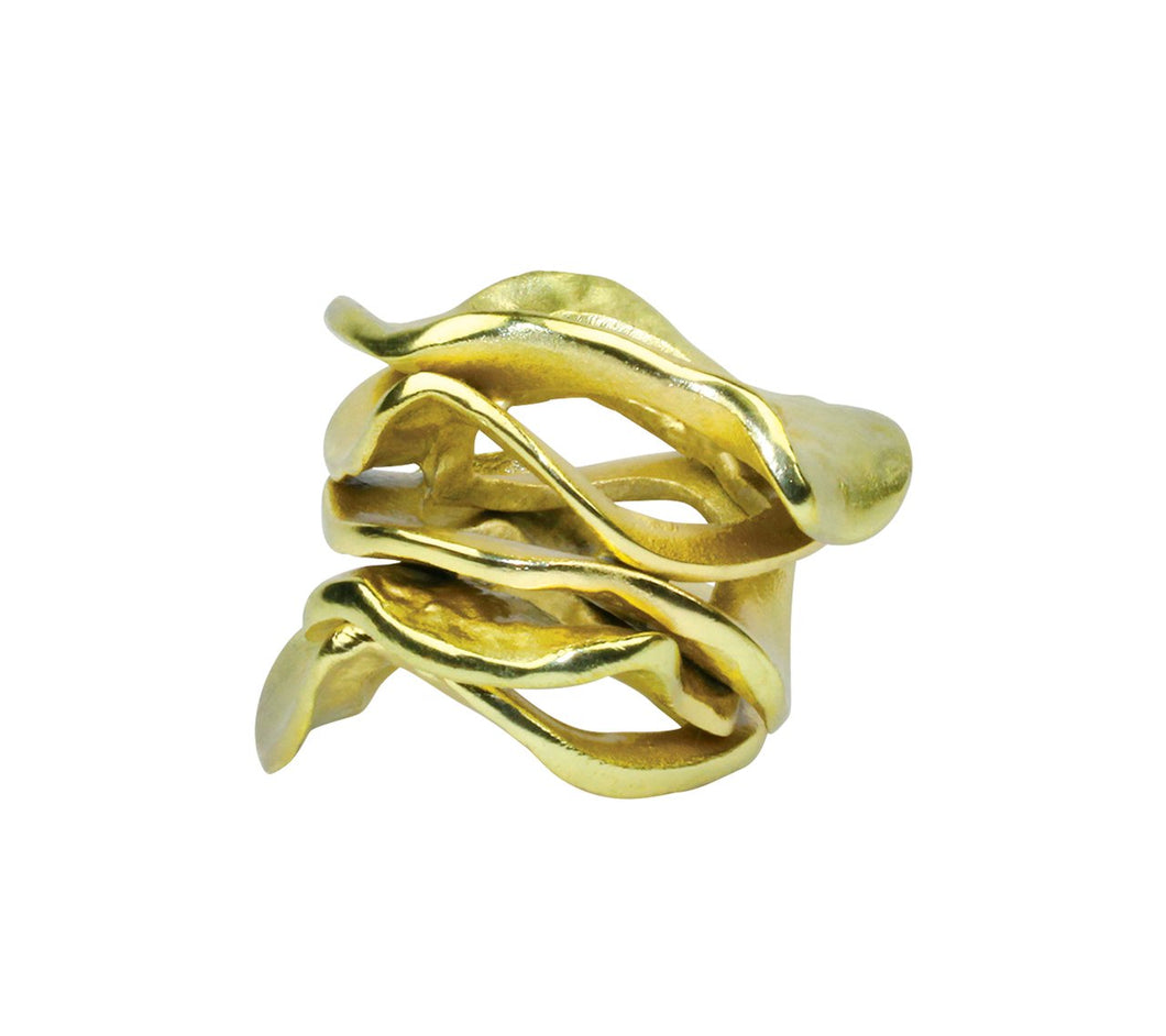 Gold Flux Napkin Ring