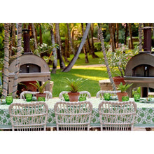Load image into Gallery viewer, Dancing Artichokes Green Tablecloth, 60x 90
