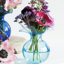 Load image into Gallery viewer, Hibiscus Bud Vase Aqua
