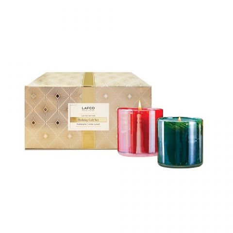 Frosted Pine + Winter Currant Classic 6.5 oz Candle Duo