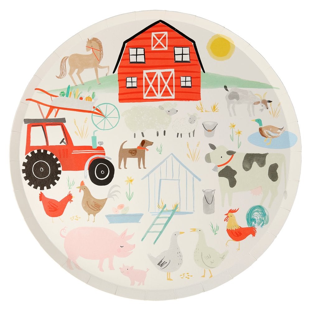 On The Farm Dinner Plates - set of 8