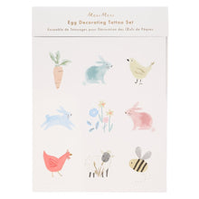 Load image into Gallery viewer, Spring Bunny Egg Decorating Tattoo Kit
