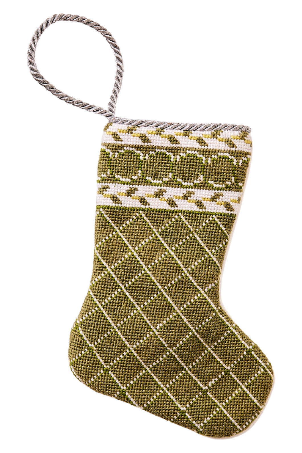 Garden Lattice by Hazen Bauble Stocking