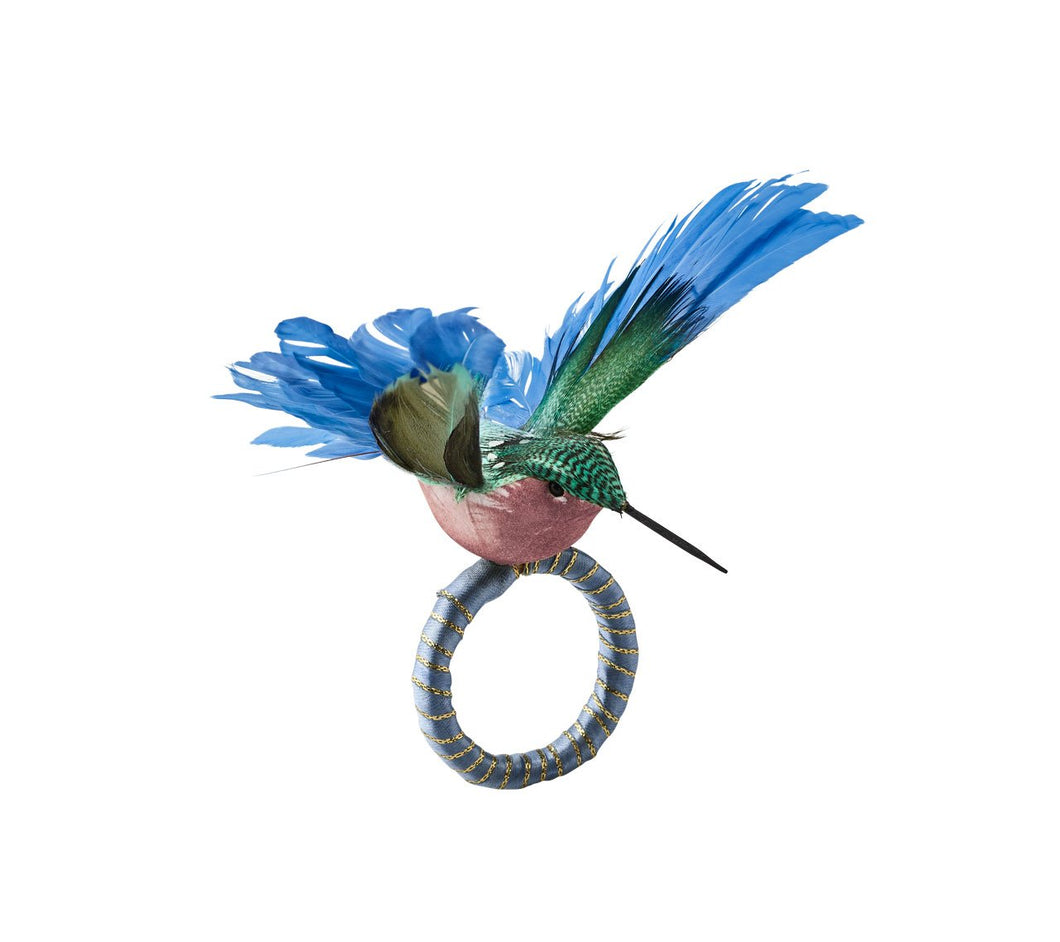 Hummingbird Napkin Ring, Set of 4