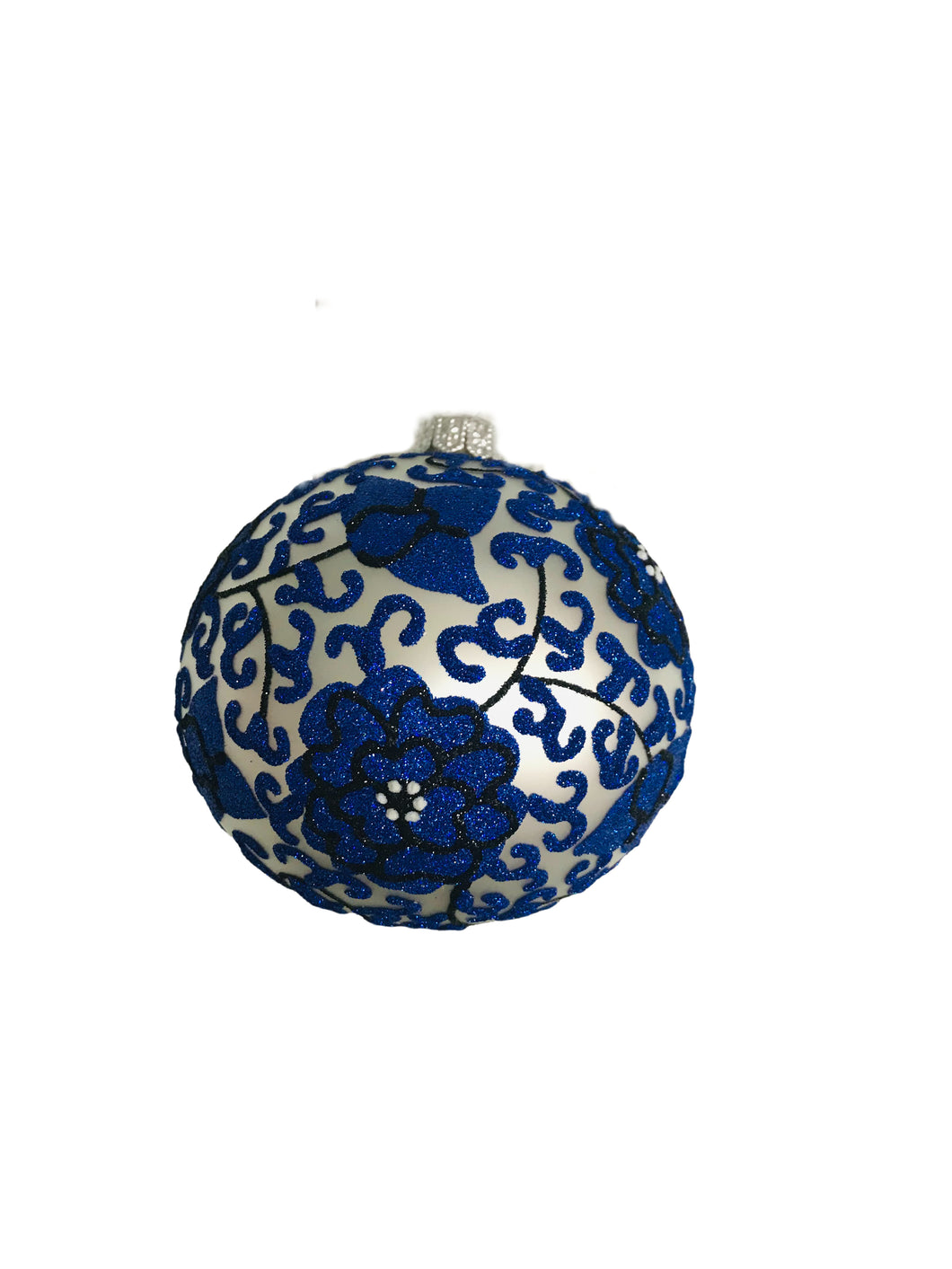 Blue Chinoiserie Ball Ornament
