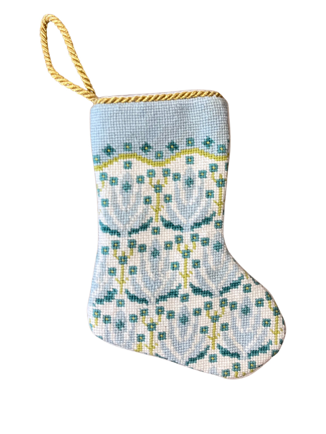 All Is Calm by Fig and Dove Bauble Stocking