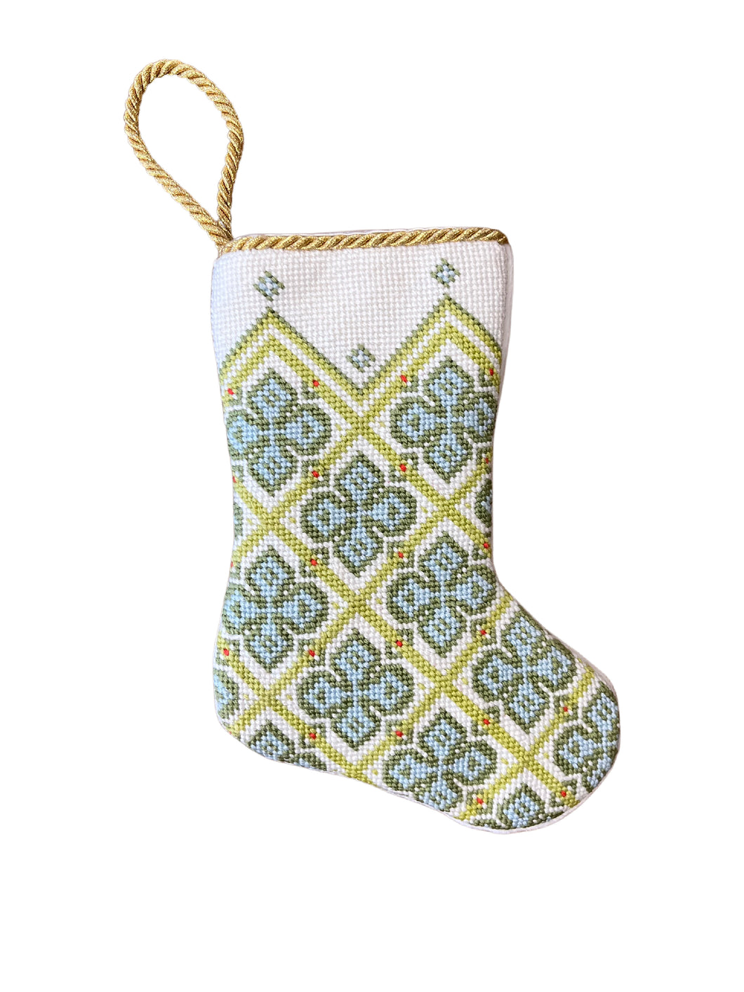 All is Bright by Fig and Dove Bauble Stocking