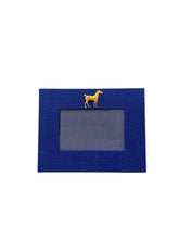 Load image into Gallery viewer, New Navy Linen with Horse Frame, 4x6
