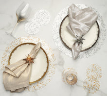 Load image into Gallery viewer, Holiday Napkin: Metallic Linen
