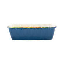Load image into Gallery viewer, Italian Bakers Blue Small Rectangular Baker
