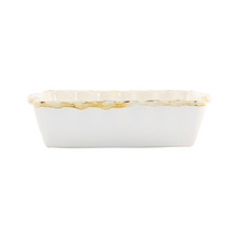 Load image into Gallery viewer, Italian Bakers White Small Rectangular Baker
