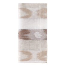 Load image into Gallery viewer, Neutral Ikat Dinner Napkin, Set of 4

