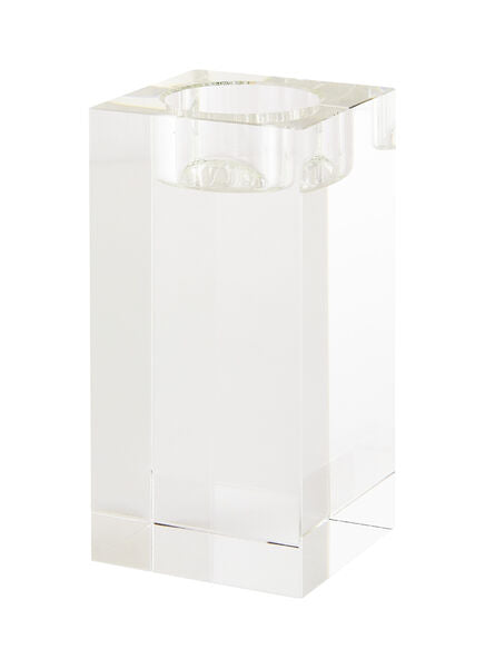 Crystal Block Votive, Lg