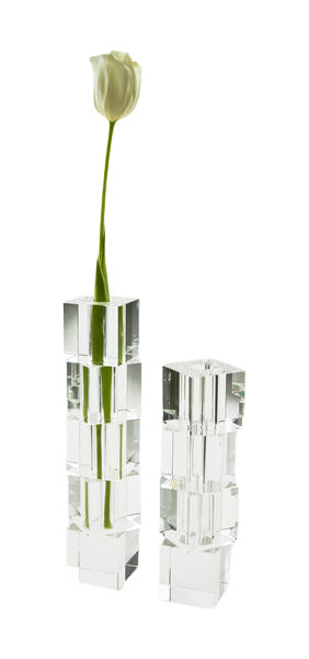 Stacked Block Bud Vase, Md