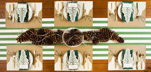 Load image into Gallery viewer, Dark Green Classic Stripe Runner, 20&quot; x 25&#39;
