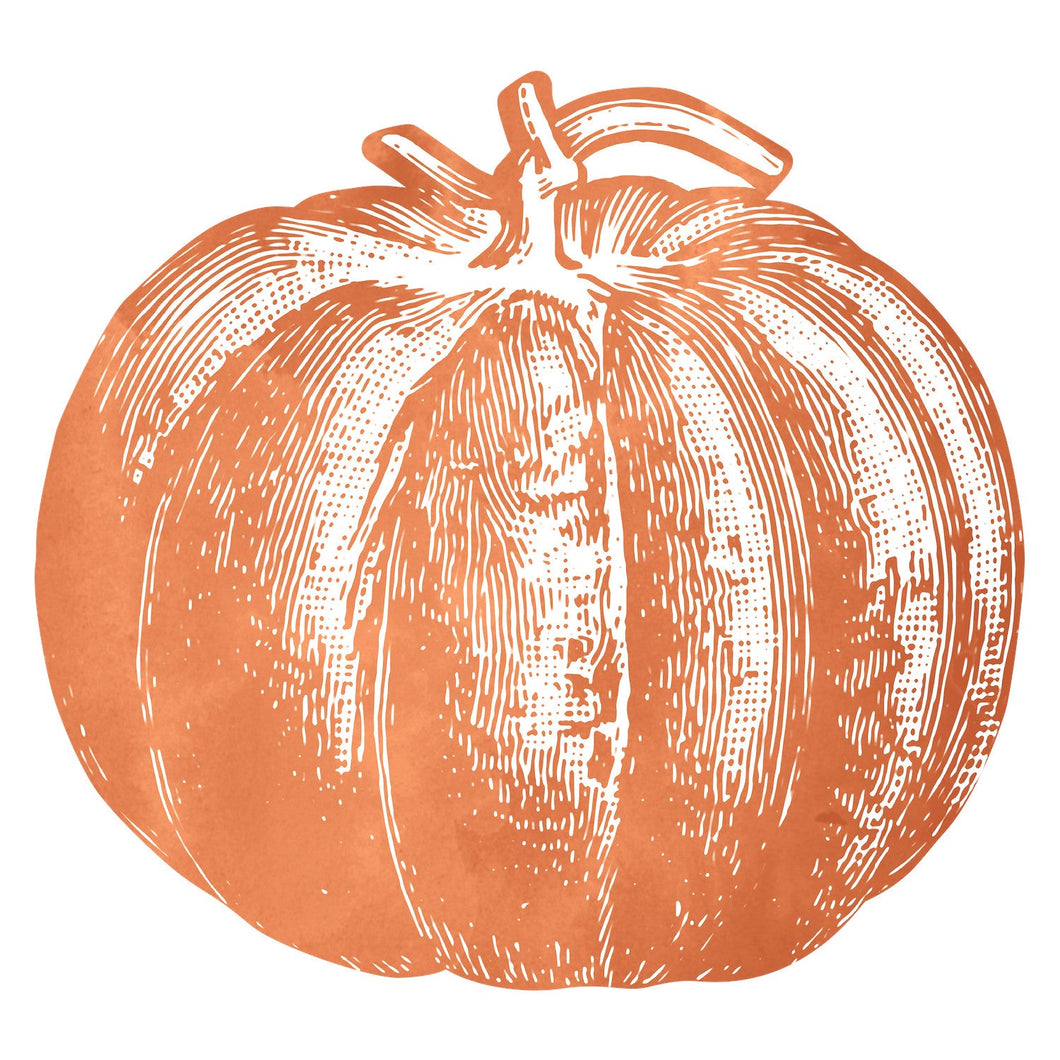 Die-Cut Pumpkin Placemat, 12 Sheets