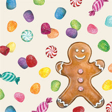 Load image into Gallery viewer, Gingerbread Cocktail Napkin, 20 Ct
