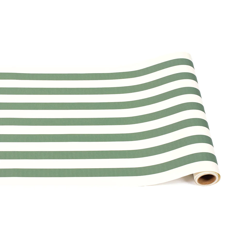 Dark Green Classic Stripe Runner, 20