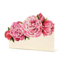 Load image into Gallery viewer, Peony Place Card, 12 ct
