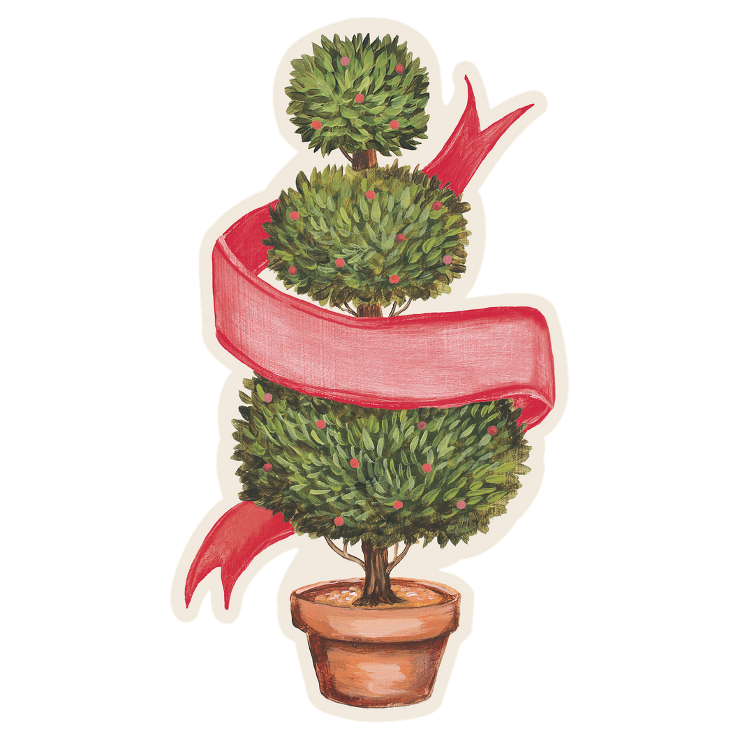 Holiday Topiary Table Accent, Set of 12