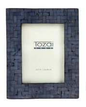 Load image into Gallery viewer, Midnight Blue Mother of Pearl Frame, 5x7&quot;
