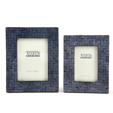 Load image into Gallery viewer, Midnight Blue Mother of Pearl Frame, 5x7&quot;
