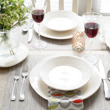 Load image into Gallery viewer, Lastra White Round Dinner Plate
